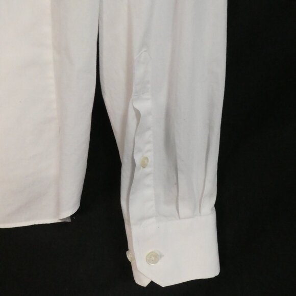 MATINIQUE | size 19/40 - medium | White Button-Up Dress Shirt | No Pockets - Picture 13 of 14